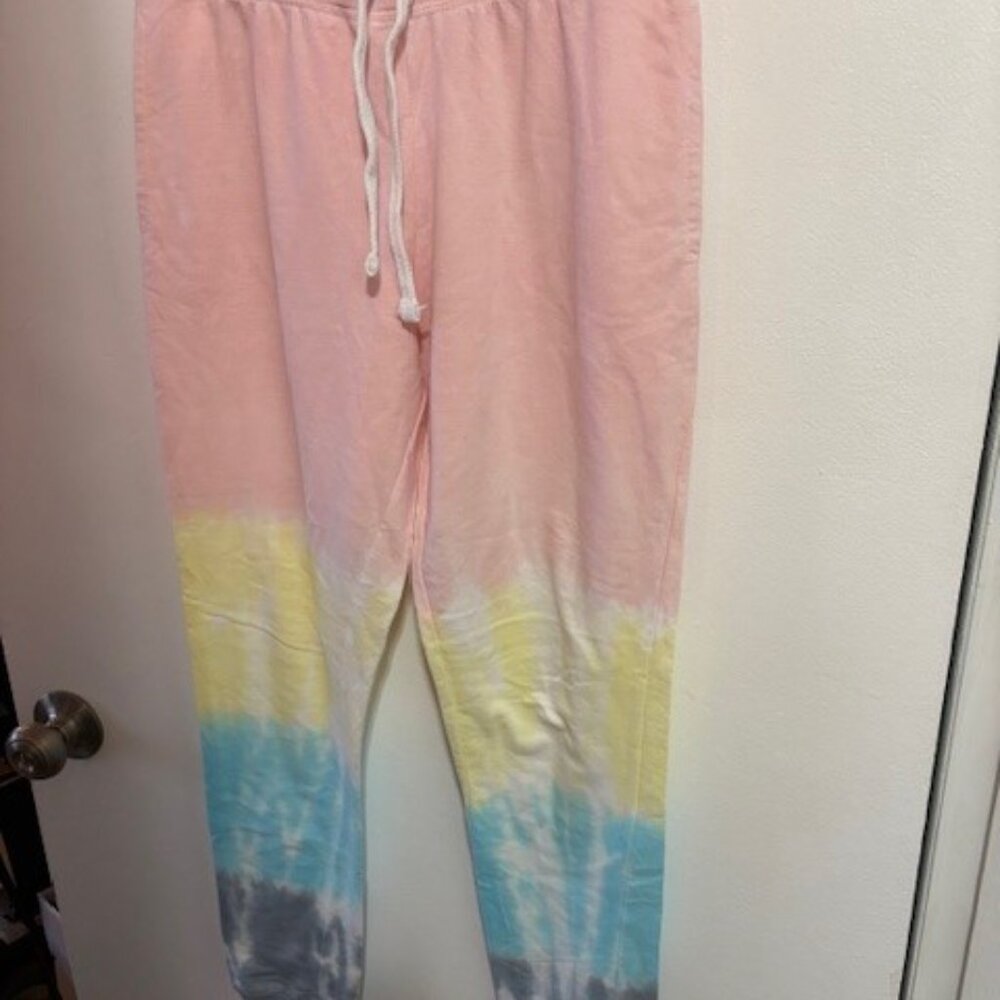 Dreamsicle Cottagecore Tie Dye Jogger Sweatpants
